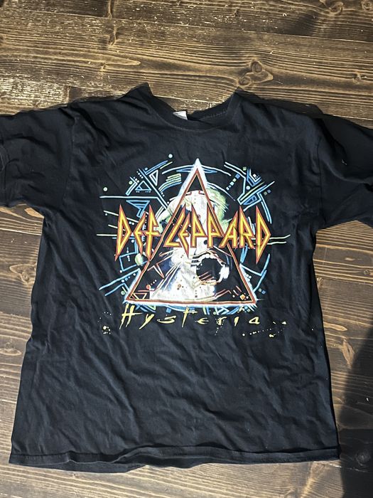 Футболка мерч Def Leppard/ Hysteria/ XL