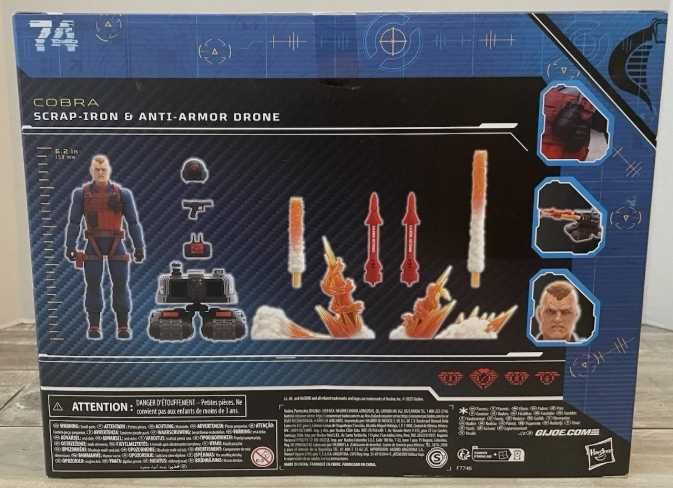 GI Joe GIJOE Classified Scrap Iron Anti Drone #74 (NOVO SELADO)
