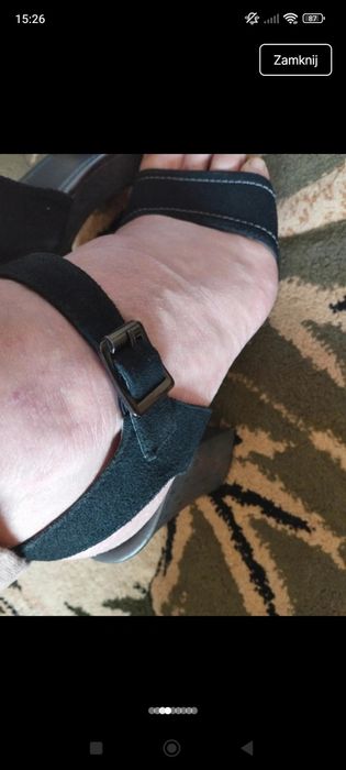 Buty czarne na słupku/obcasie Graceland 41