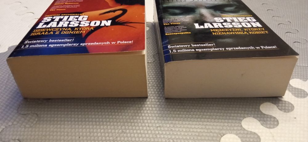 Książki Millenium I i II tom