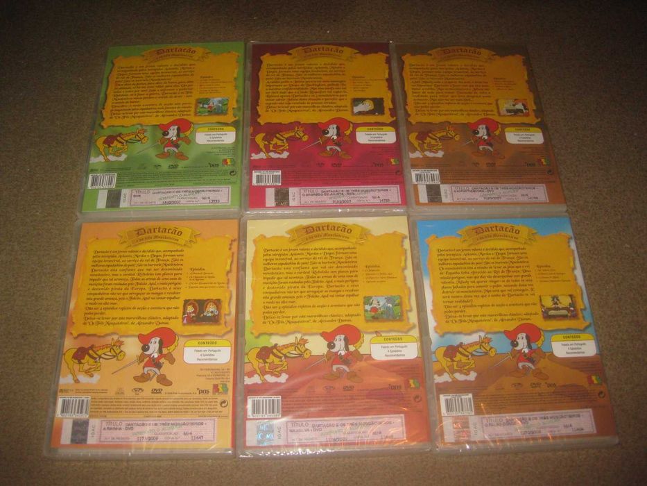 1ª Série Completa em DVD "Dartacão e os Três Moscãoteiros" Rara!