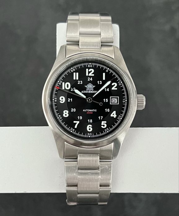 Механічний WR 200m водонепроникний Automatic Addiesdive AD2048 Miyota 8215 Часы мужские механические