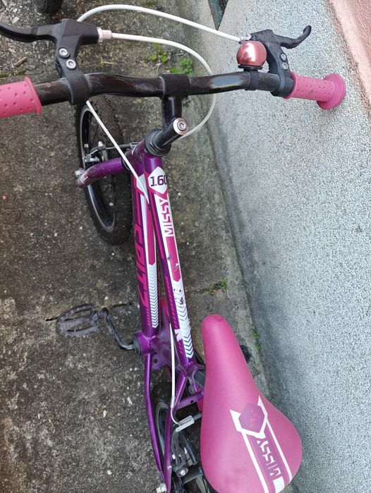 Bicicleta criança missy160 roda 16