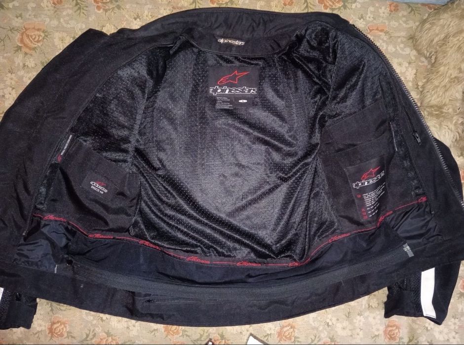 Мотокуртка Alpinestars (захист: спини, грудей, лікті, плечі)