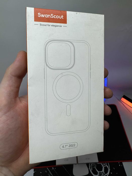 Swanscout Apple iphone 14 pro max Магнітний чохол MagSafe анти-жовтим