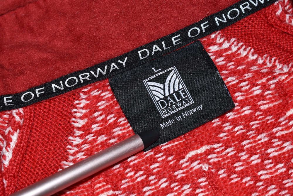 Wełniany Norweski Sweter Dale of Norway 100% Wełna Damski L