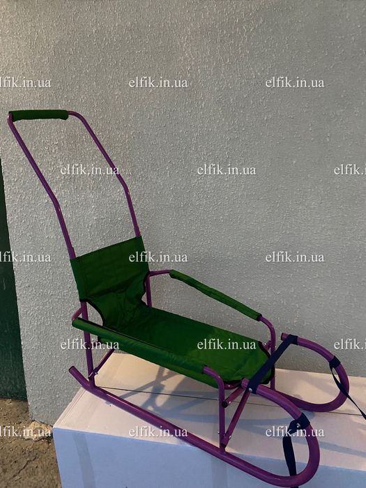Санки трансформер із підстилкою та батьківською ручкою Франківськ