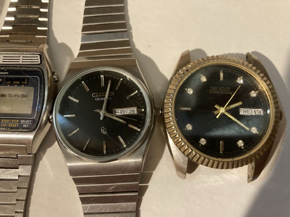 Винтажные часы Casio, citizen
