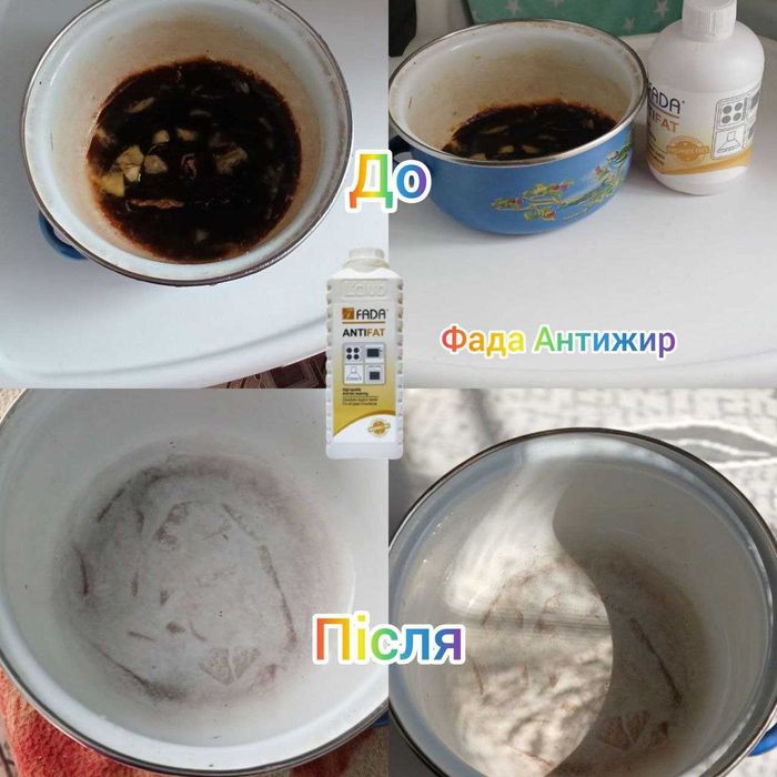 Fada Анти жир, Fada Кераміка, Fada Антинакип, Fada Поверхня