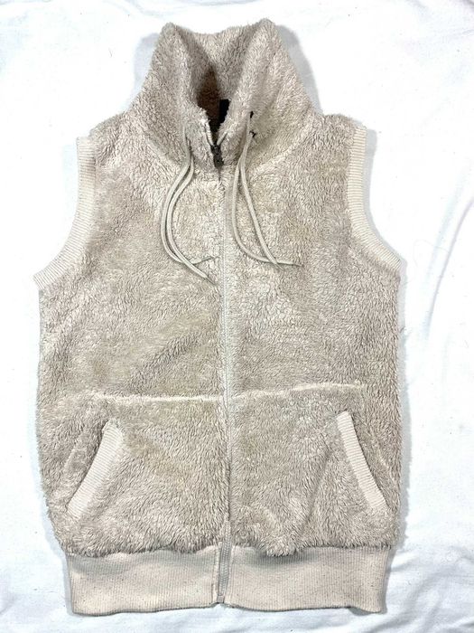 Fishbone cieplutki bezrękawnik M beżowy