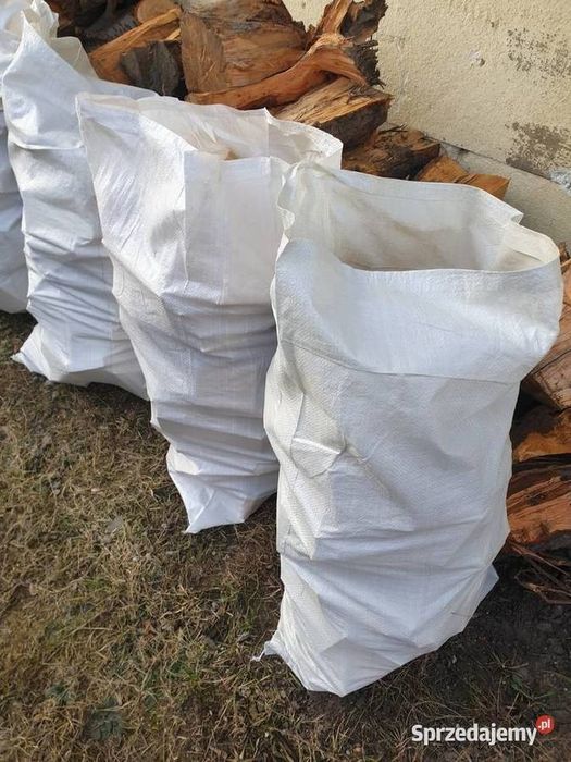 Drzewo opałowe workowane brzoza lipa wierzba .,!SUCHA.! Do balii, saun