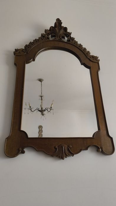 Mobília de quarto completo de casal em madeira maciça rústico