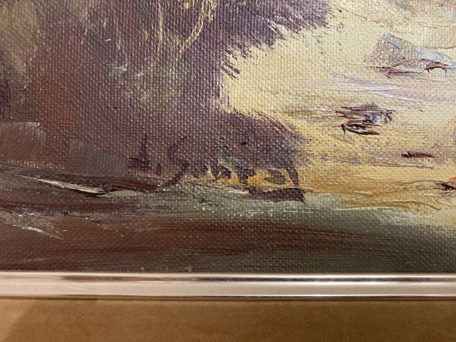 Pintura Original a óleo de Coimbra J. Sobral