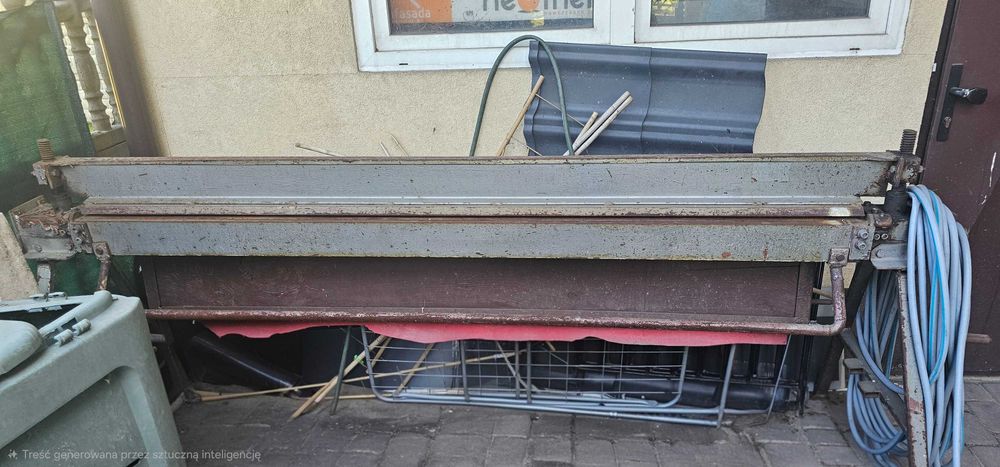 Giętarka dekarska 210 cm zaginarka + stół + iglica