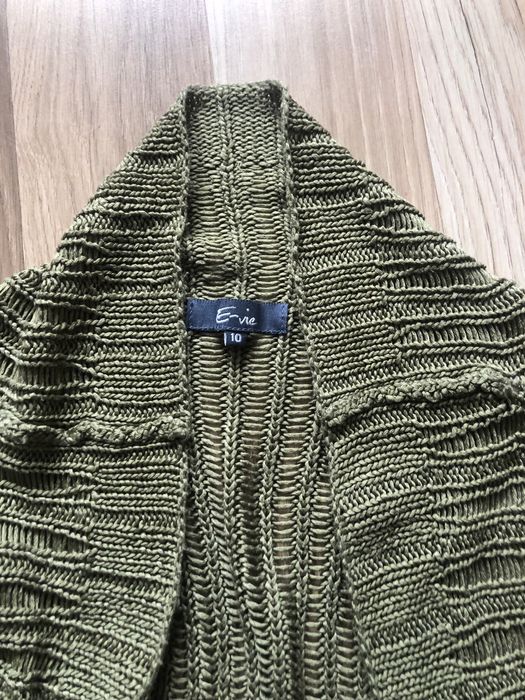 Boho narzutka, dziergana, bezrękawnik