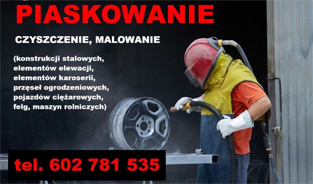 Piaskowanie /sodowanie  / Malowanie