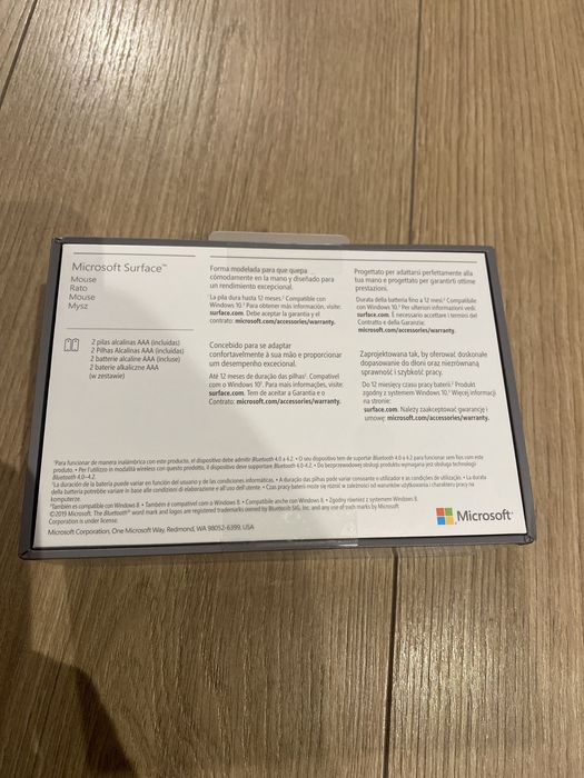 Rato Microsoft Surface NOVO na caixa