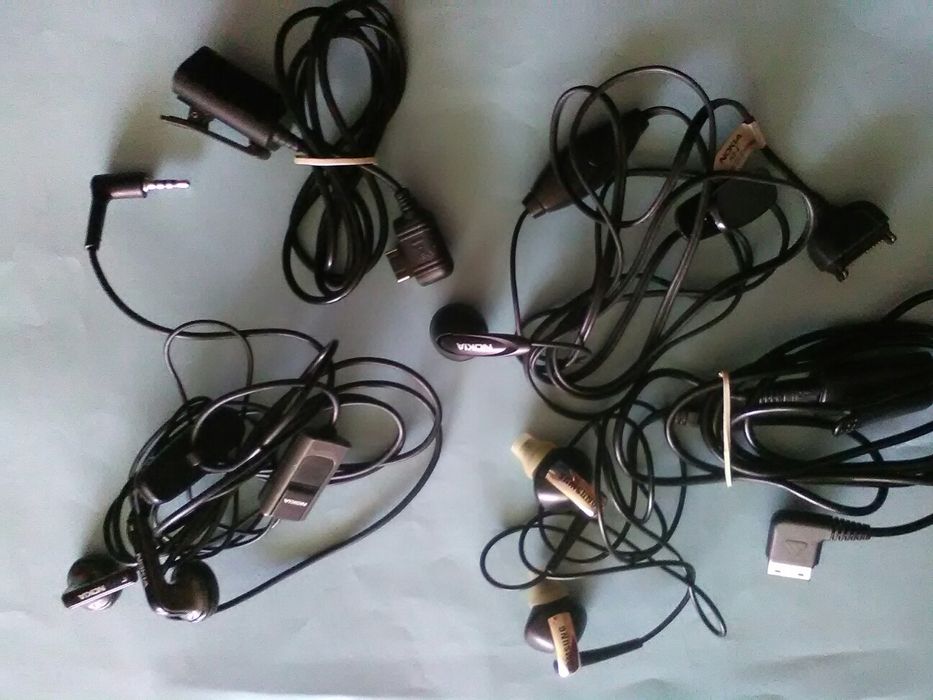 Samsung, nokia, sony ericsson, słuchawki, kable