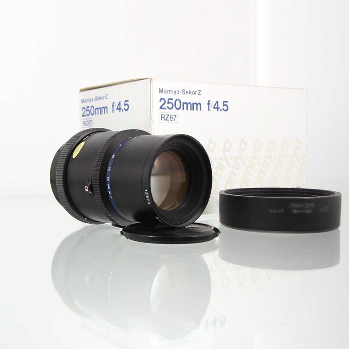 Mamiya Sekor Z 250mm f4.5 para RZ67 com Caixa e Acessórios - Estado Imaculado