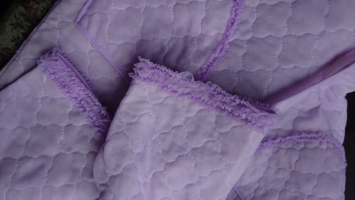 халат - платье  стеганный винтаж времен ссср ретро