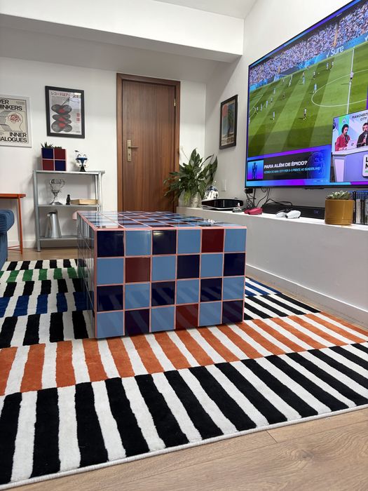 Mesa de centro em azulejo - fazemos personalizada