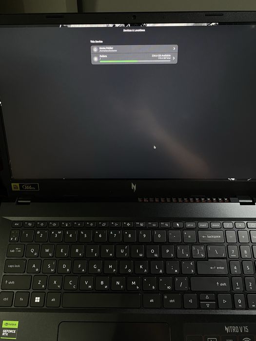 Laptop Acer Nitro V15/ Ryzen 5 7535HS / Nvidia RTX 3050 6GB / RAM 32GB