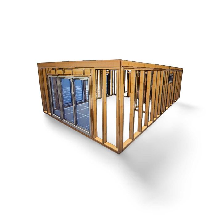 domek holenderski szkieletowy 5x9m