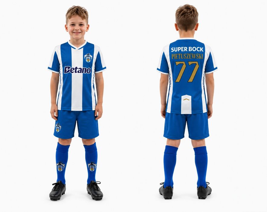 Strój piłkarski dziecięcy FC Porto Pietuszewski rozm. 158
