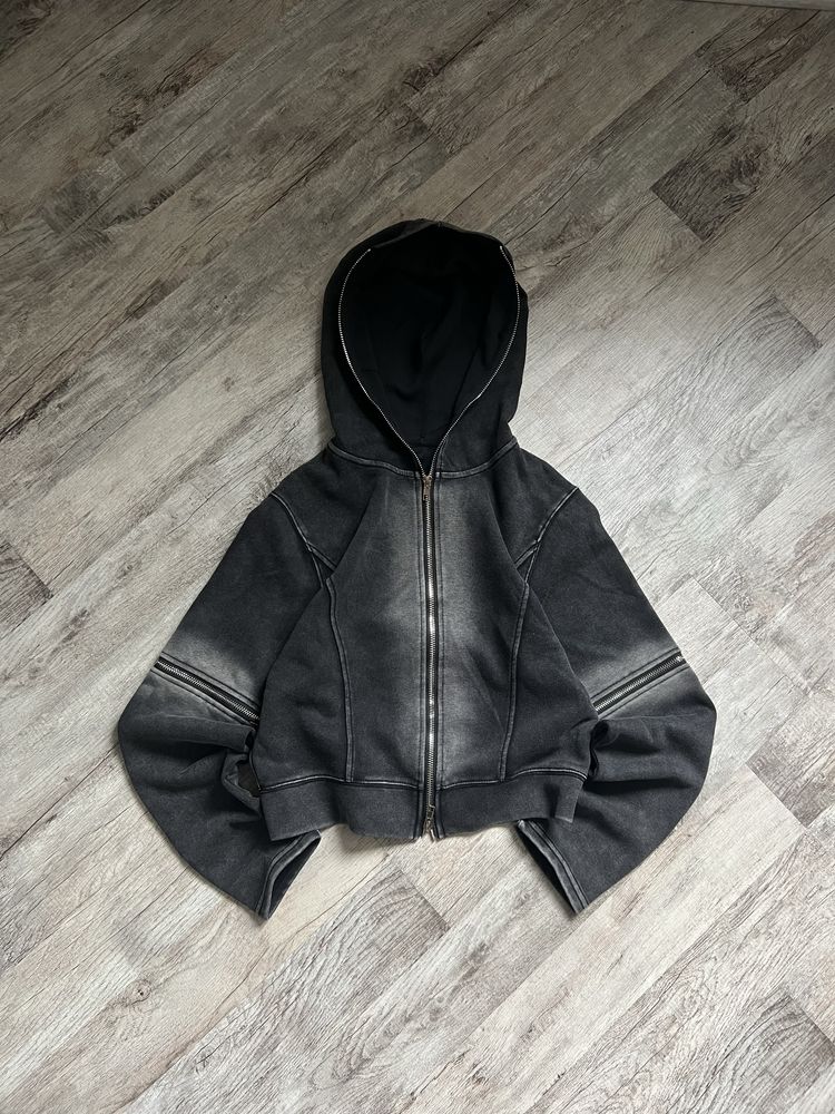 Зіп Худі Opium Zip Washed Кофта Jaded London Racer Опиум Y2K