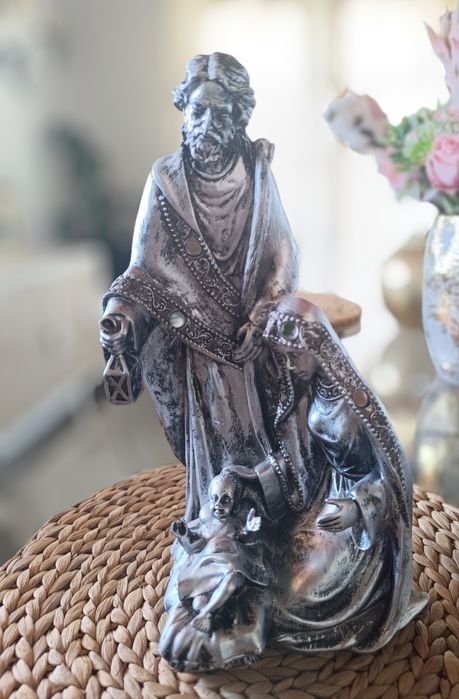 Presépio Família Sagrada em marfinite