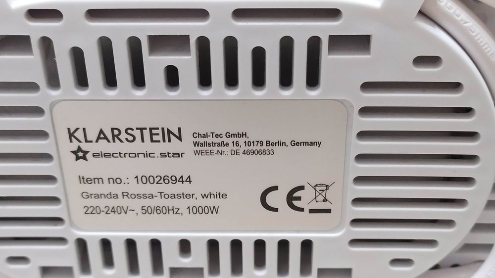 KLARSTEIN Granada Тостер