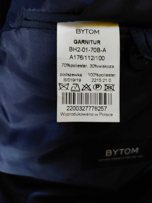 Garnitur BYTOM 176/112/100 Granatowy