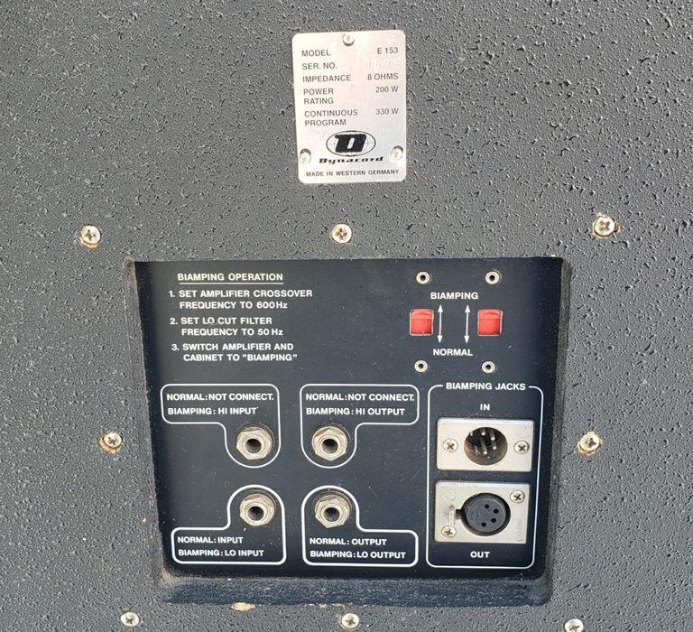 Kolumny Dynacord E153 Stan Dobry