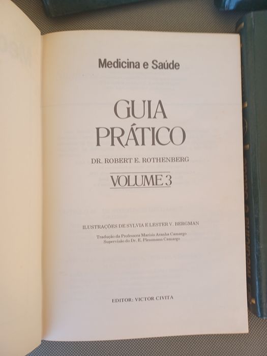 4 volumes Medicina e Saúde - Guia Prático