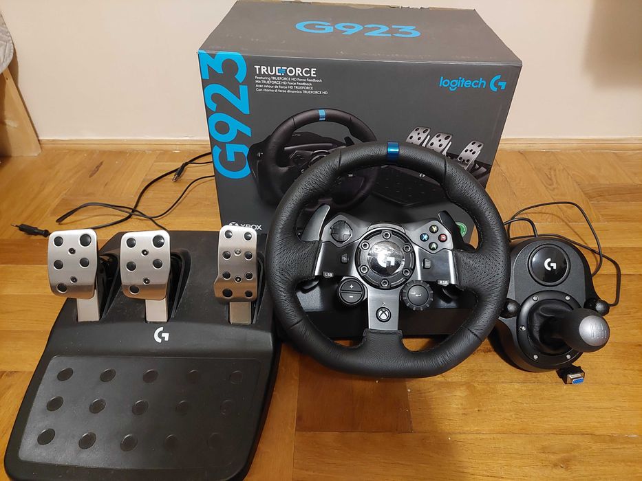 Kierownica Logitech g923 + shifter + pedały (PC/xbox)