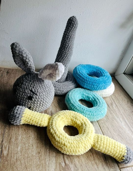 Piramida wieża  Zajączek handmade