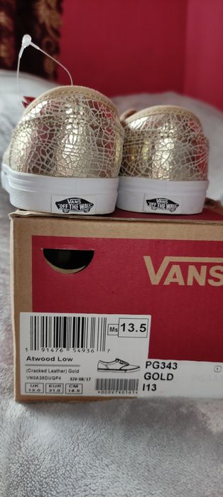 Детские Нові дитячі vans cracked leather cold розмір 31