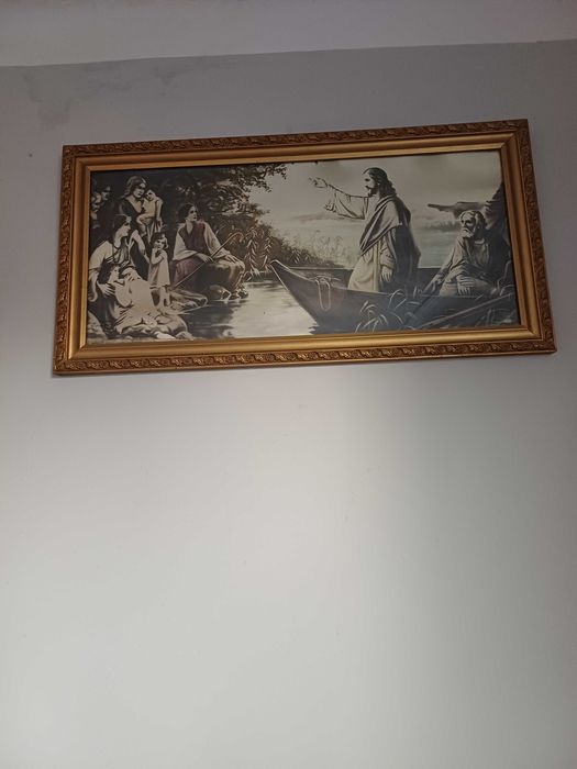 Obraz Jezus na łodzi