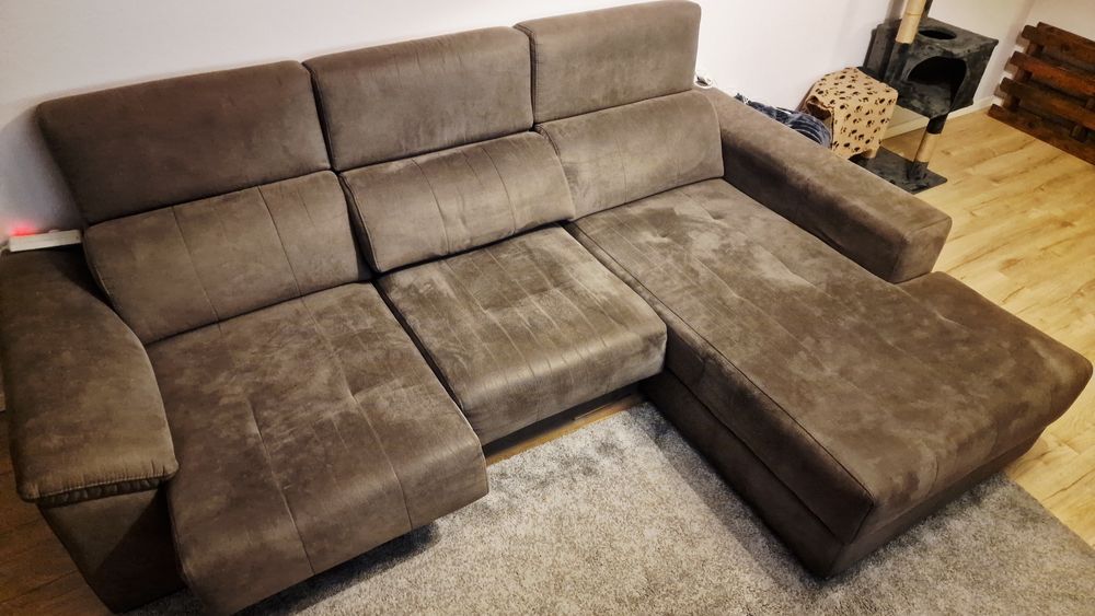 Sofá usado cor cinza