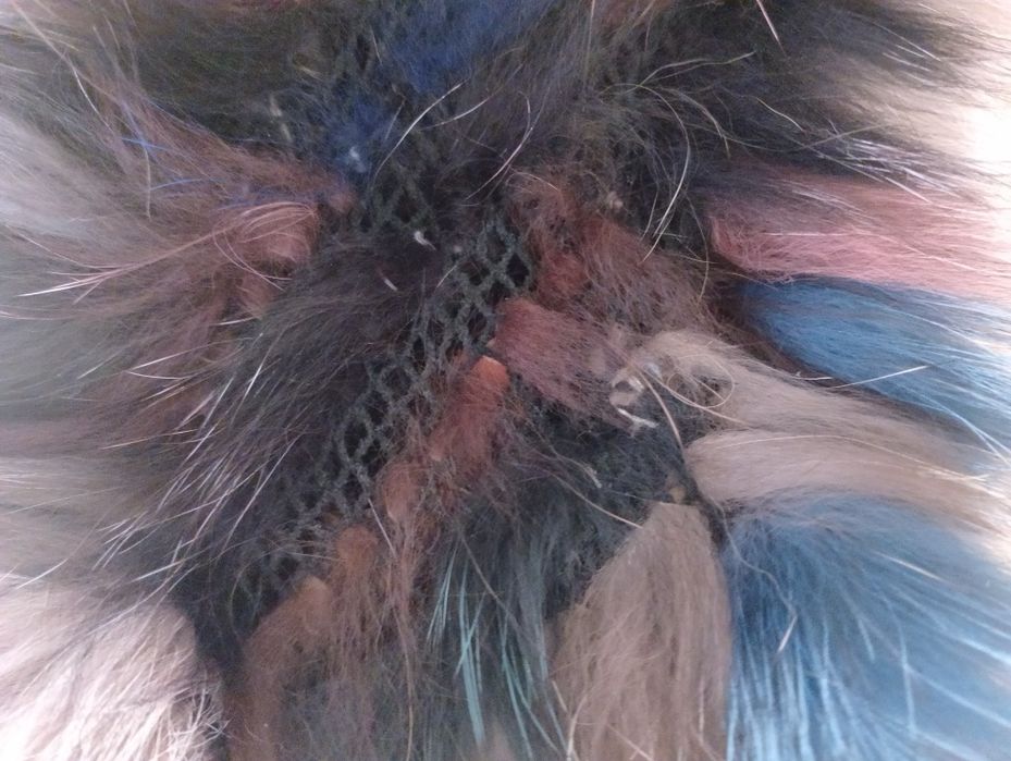 Ocieplacz  komin opaska na szyję z lisa jenot multikolor onesize