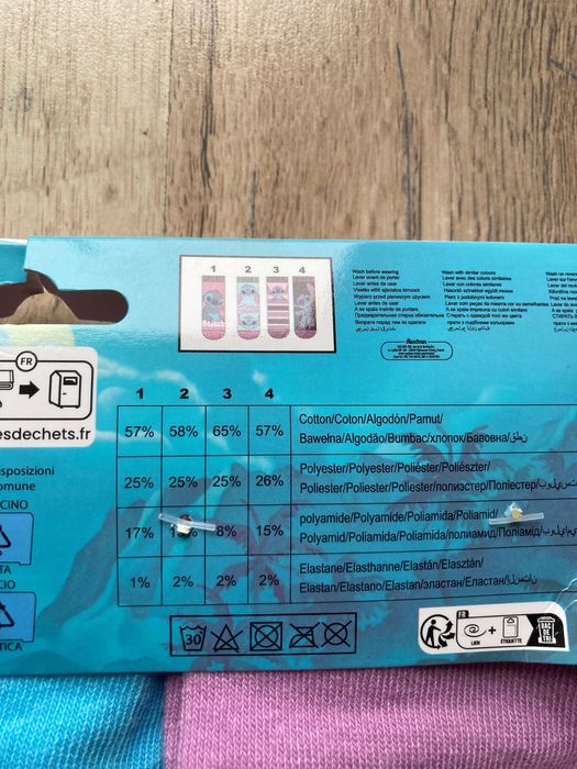 Skarpetki lilo i stitch nowe 4 pary rozm. 31/34