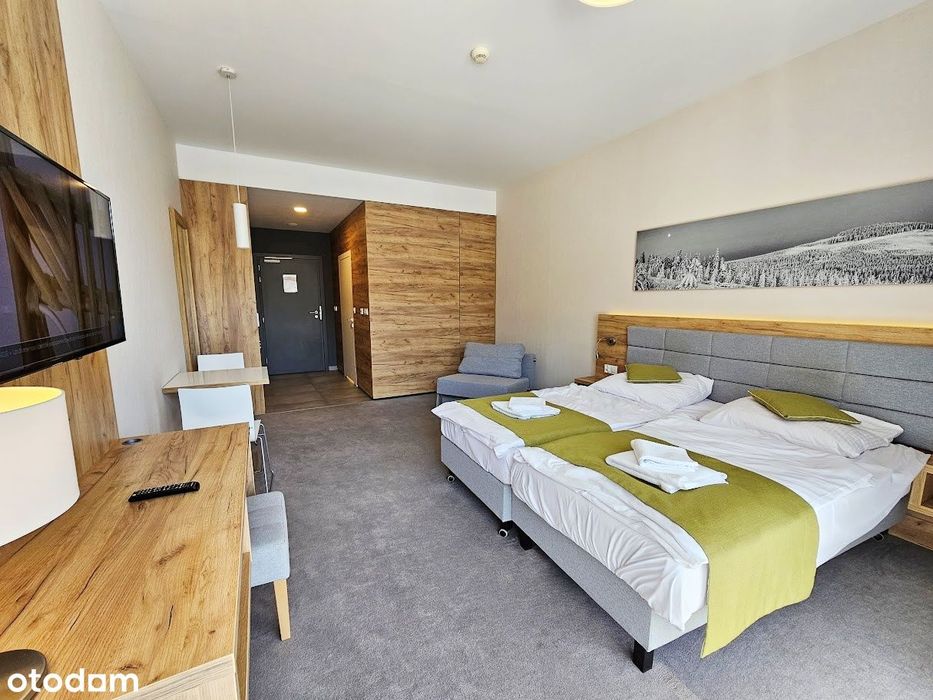 Apartament inwestycyjny w sercu Czarnej Góry widok na stok, parking