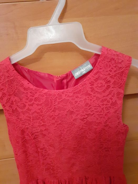 Sukienka koronkowa 164cm