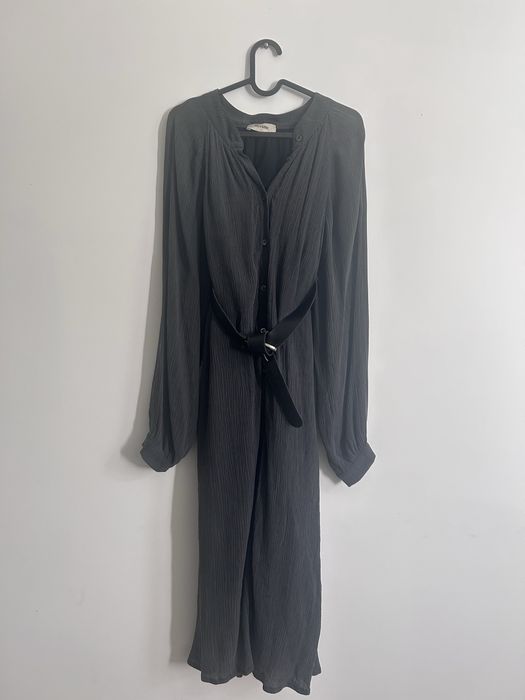 Sukienka midi grafitowa szara Myrtille s/m 36