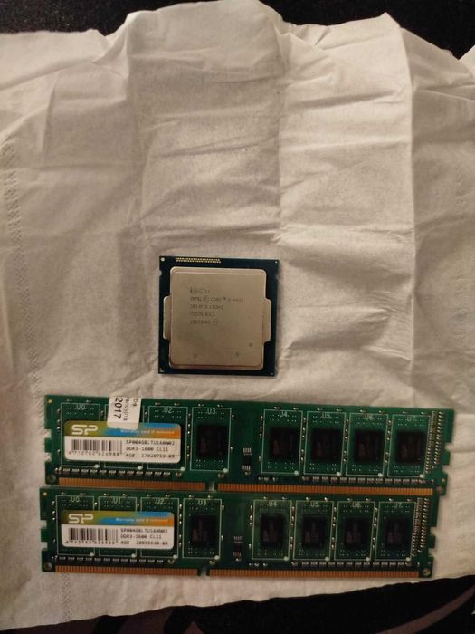 Procesor i5 4400 LGA1150 + 8GB RAM DDR3 (2x4GB)