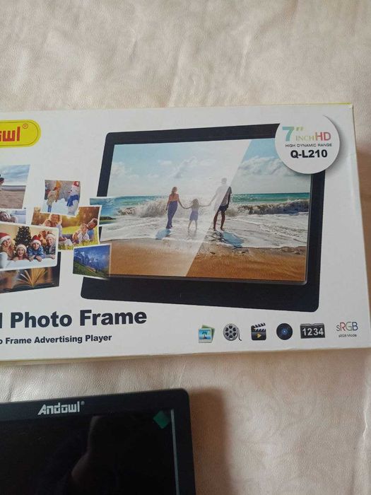 Цифрова фоторамка 15,5х8,5 см 16 мБ з пультом та адаптером