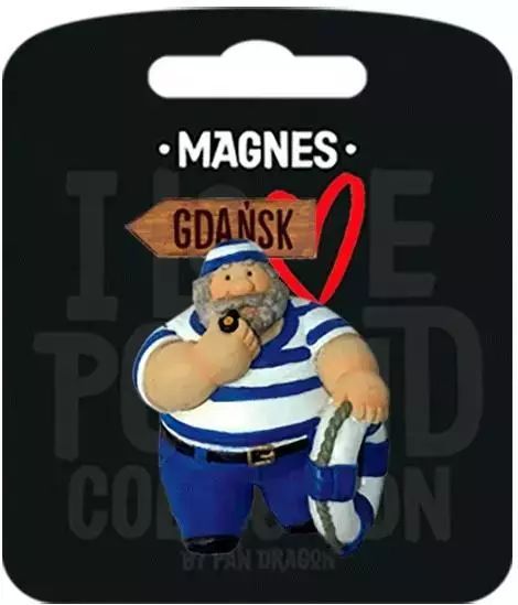 Magnes I love Poland Gdańsk ILP-MAG-E-GD-37. Pan Dragon