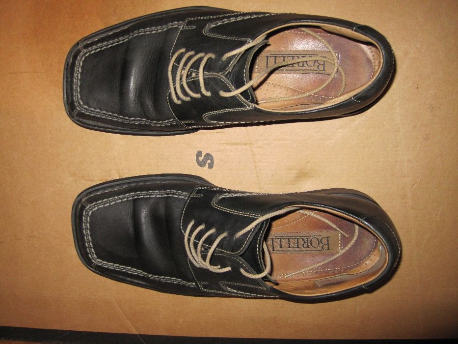 Buty Borelli z naturalnej skóry roz. 42 dł. wkł. 27 cm