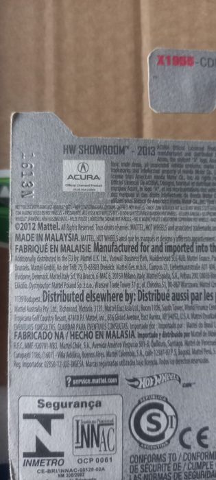 12 Acura NSX Concept Hot Wheels