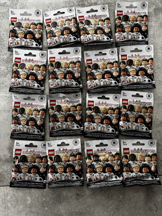 16 sztuk Lego minifigurki Nowe saszetki 71014
